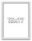 Shadow Box 1.5" Depth White Picture Frame - UV Acrylic, Backing, Hanging Hardware